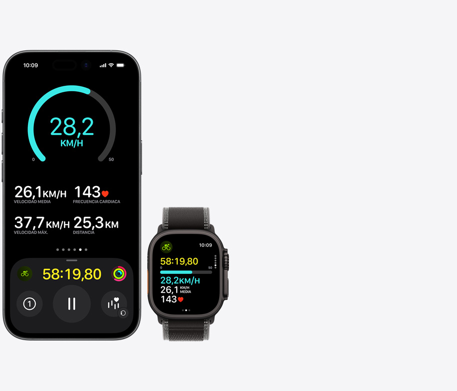 Apple Watch y iPhone
